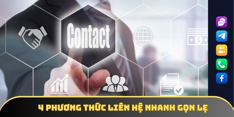 4 phương thức liên hệ nhanh gọn lẹ